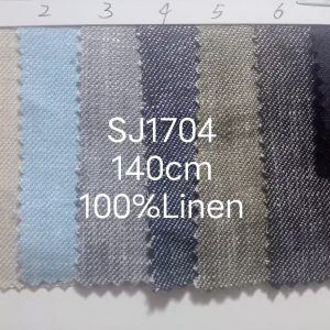 yarn dyed Linen twill