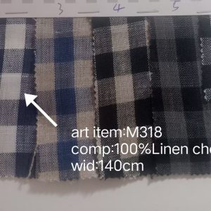 Linen Yarn dyed checks